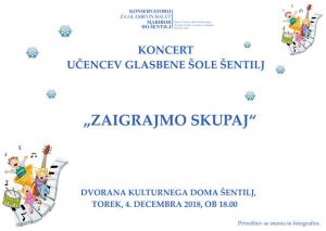 KONCERT UČENCEV GLASBENE ŠOLE ŠENTILJ